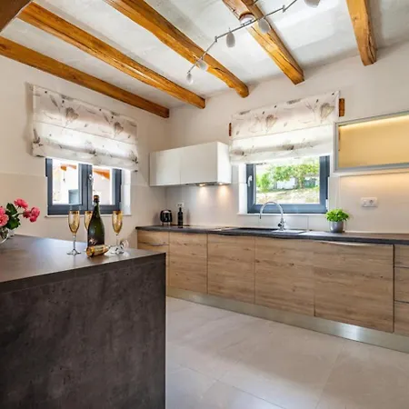 Villa Padova For 12 Persons Near Motovun With 84 M2 Infinity Pool With Panoramic View & Beautiful Garden Kascerga