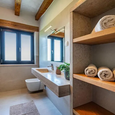 Padova For 12 Persons Near Motovun With 84 M2 Infinity Pool With Panoramic View & Beautiful Garden * Kascerga